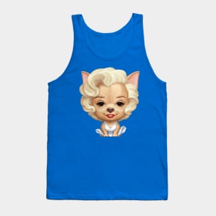 Chihuahua Retro Beauty Tank Top